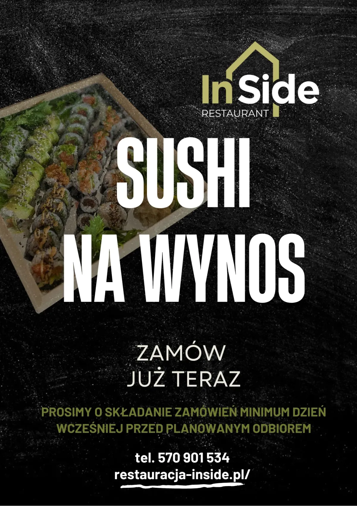 Sushi na wynos – nowość w naszej ofercie 🍣